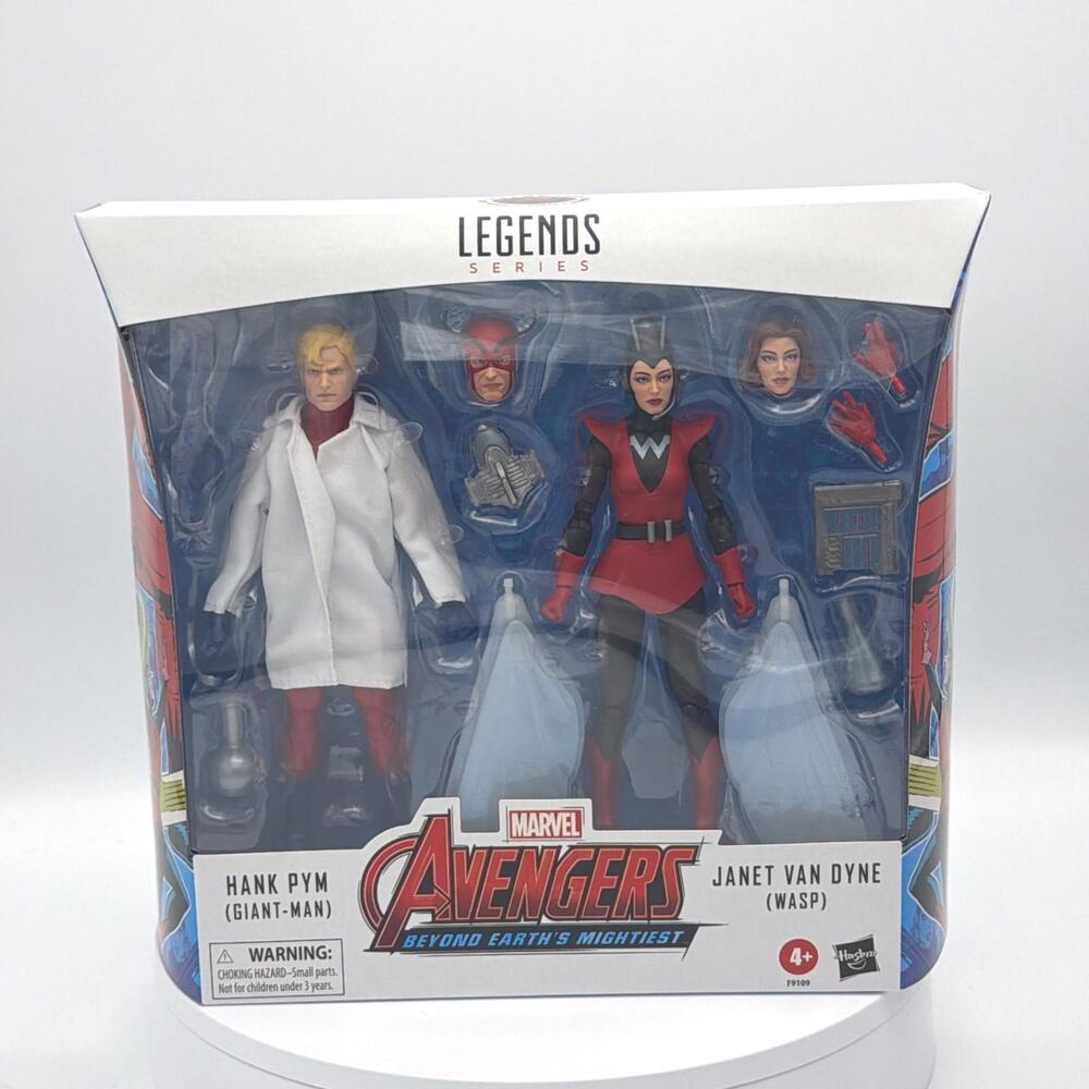 Hasbro‎ Marvel Legends Hank Pym Giant-Man Janet Van Dyne Wasp 2-Pack NIB